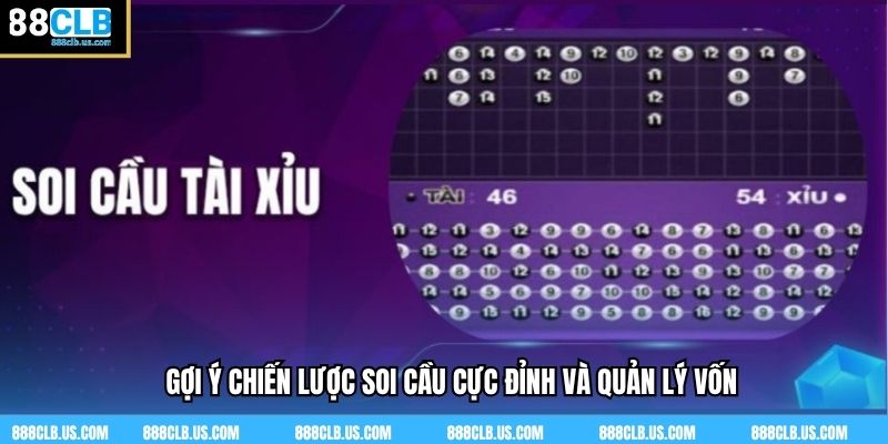 Gợi ý chiến lược soi cầu cực đỉnh và quản lý vốn