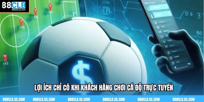 Lợi ích chỉ có khi khách hàng chơi cá độ trực tuyến